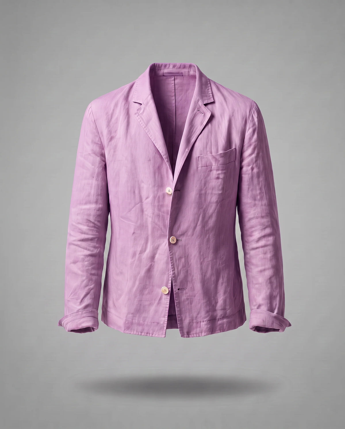 Men's Linen Blazer Jacket - Lightweight Casual Blazer