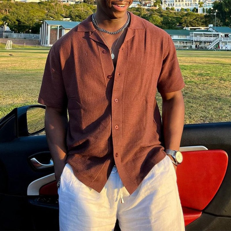 Men's Button-Up Shirt – Casual Everyday Fit