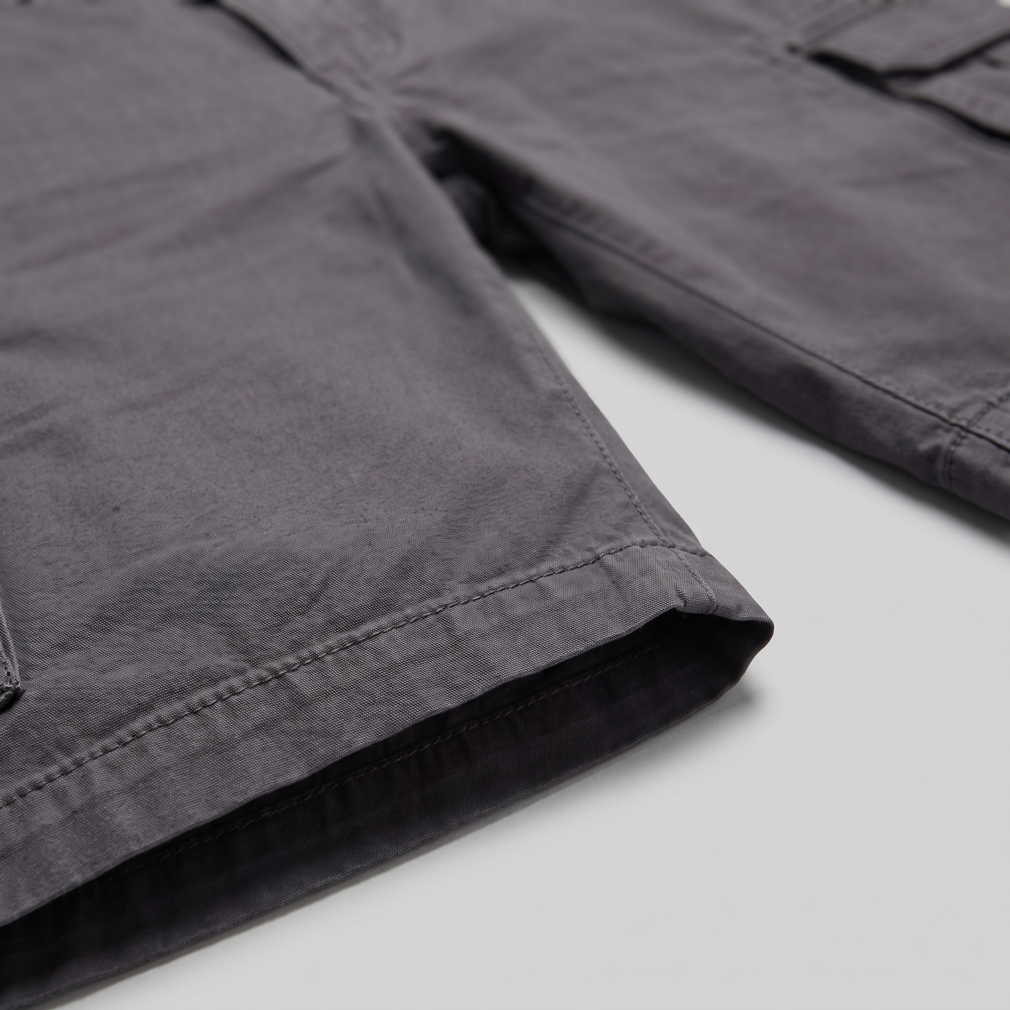 Men's Cargo Relaxed Fit Shorts with Multi-Pocket Design