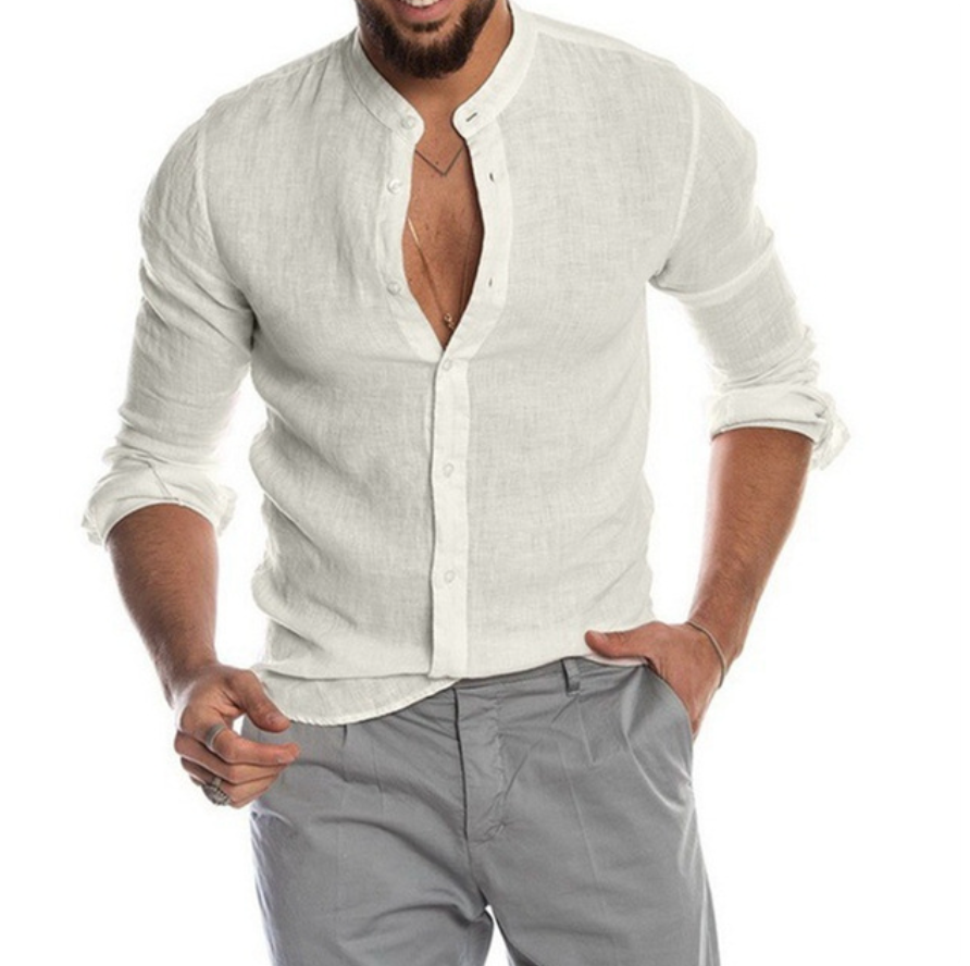 Men's Casual Linen Shirt