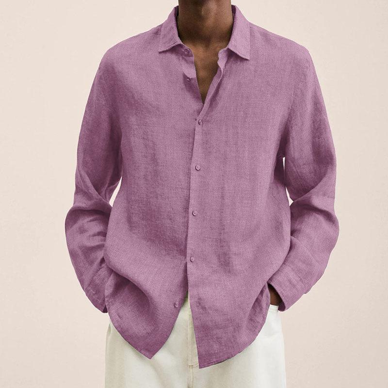 Men's Casual Long Sleeve Summer Shirt