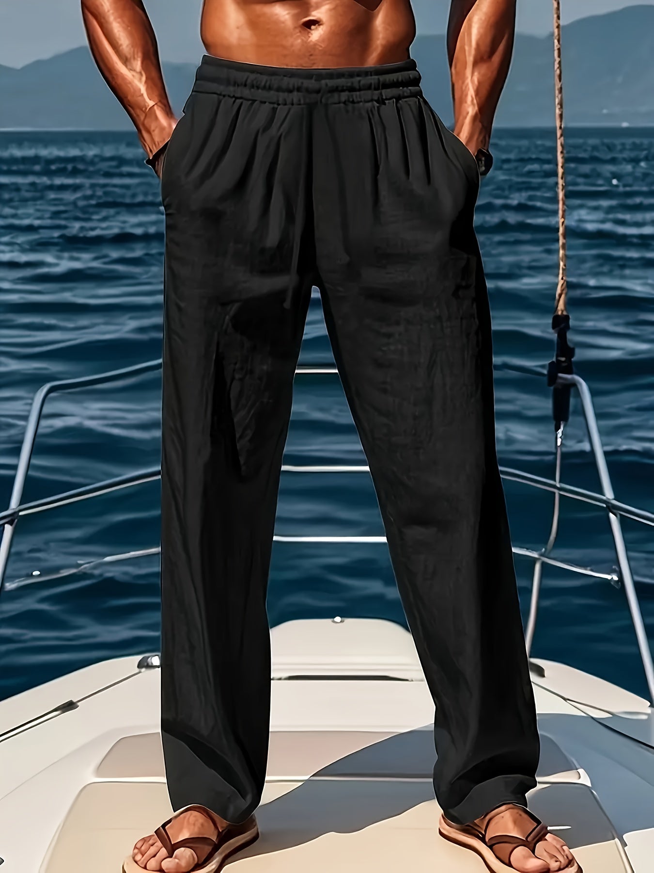 Men's Casual Loose Fit Trousers