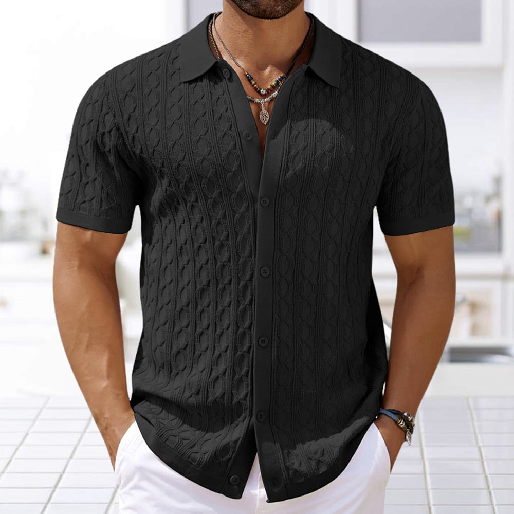 Men's Casual Short Sleeve Polo Shirt