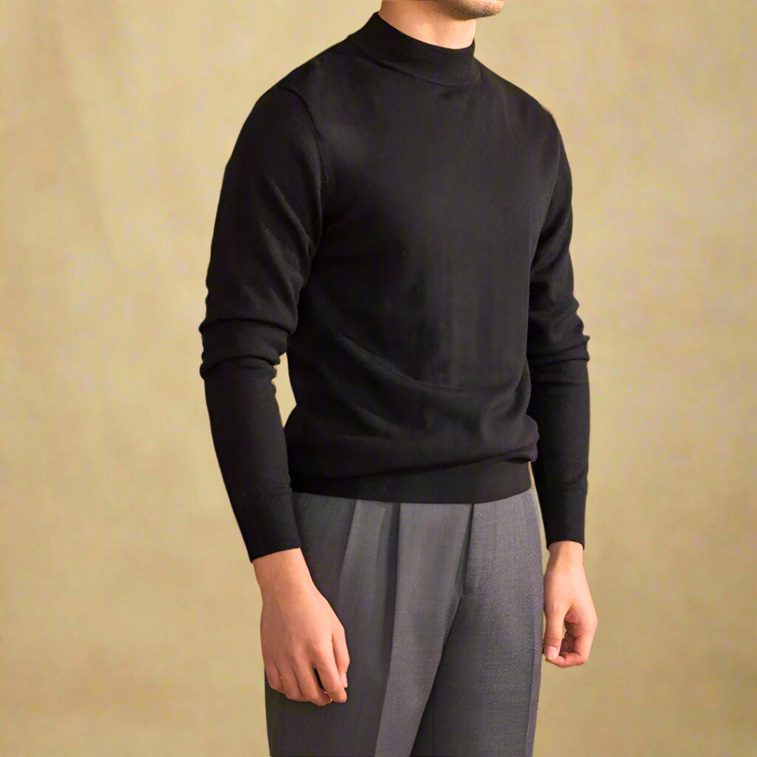 Men's Classic Roll Neck Sweater