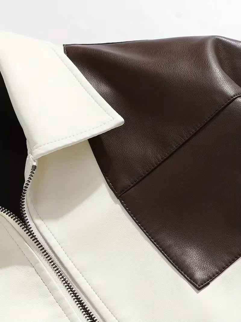Men's Color-Block Bomber Jacket