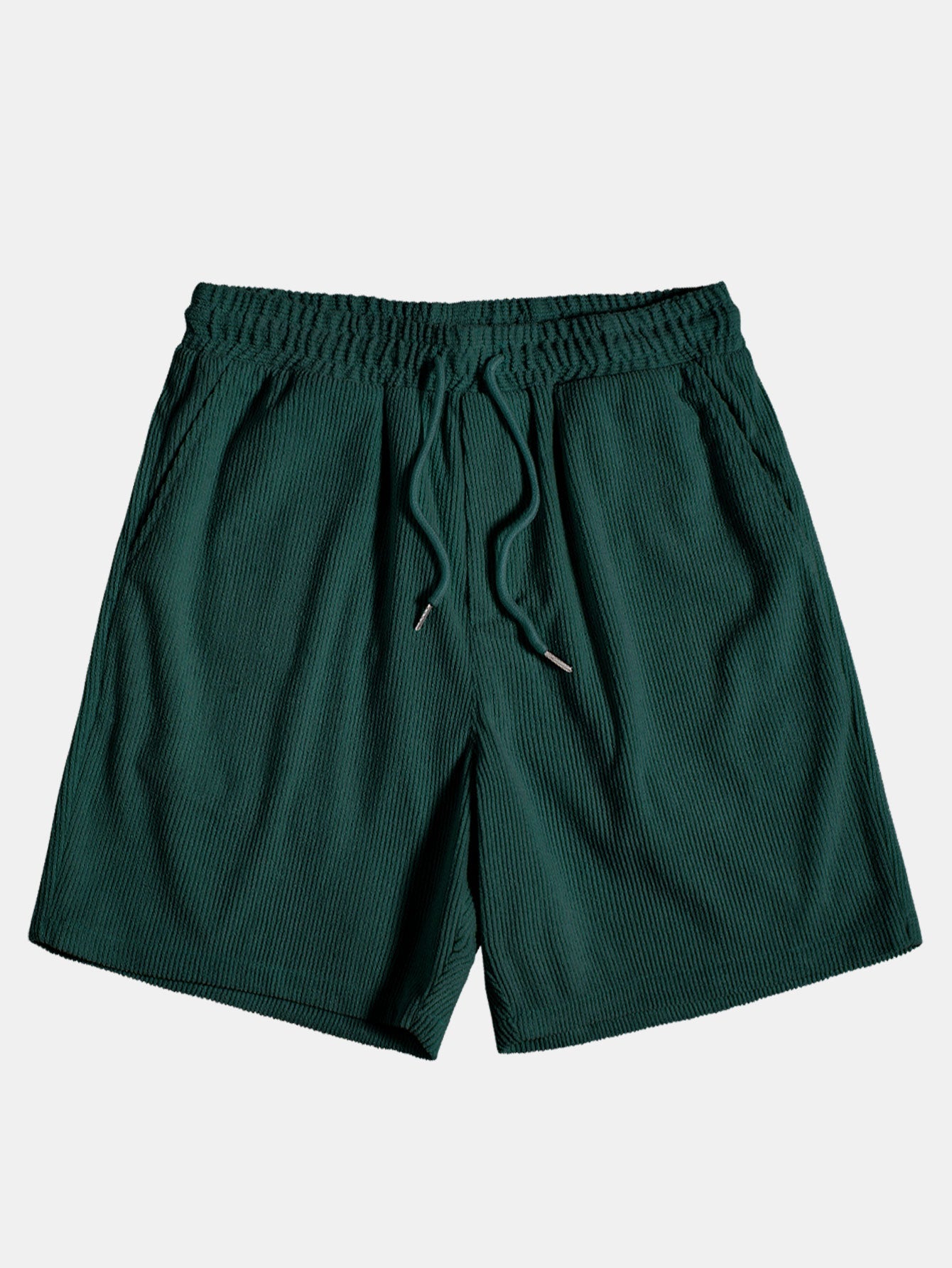 Men's Corduroy Drawstring Shorts for Casual Wear