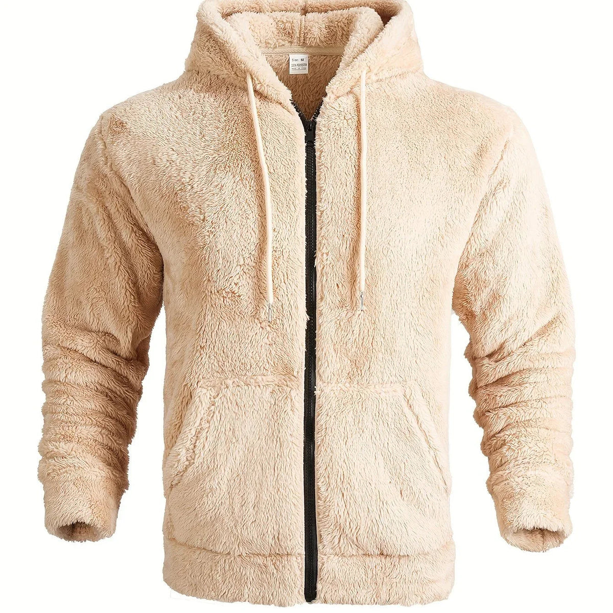 Men's Fleece Hoodie with Zipper and Hood