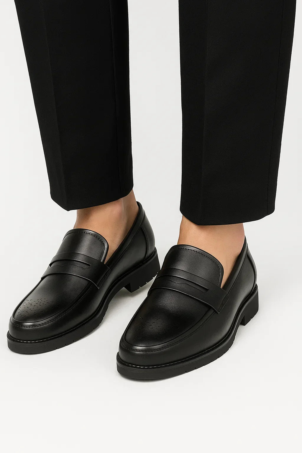 Men's Leather Penny Loafers