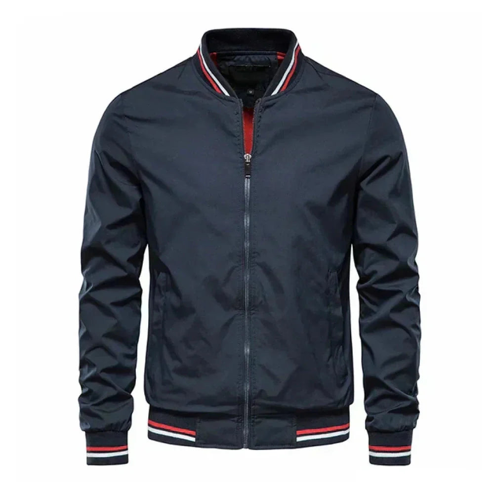 Men's Lightweight Bomber Jacket with Sporty Style