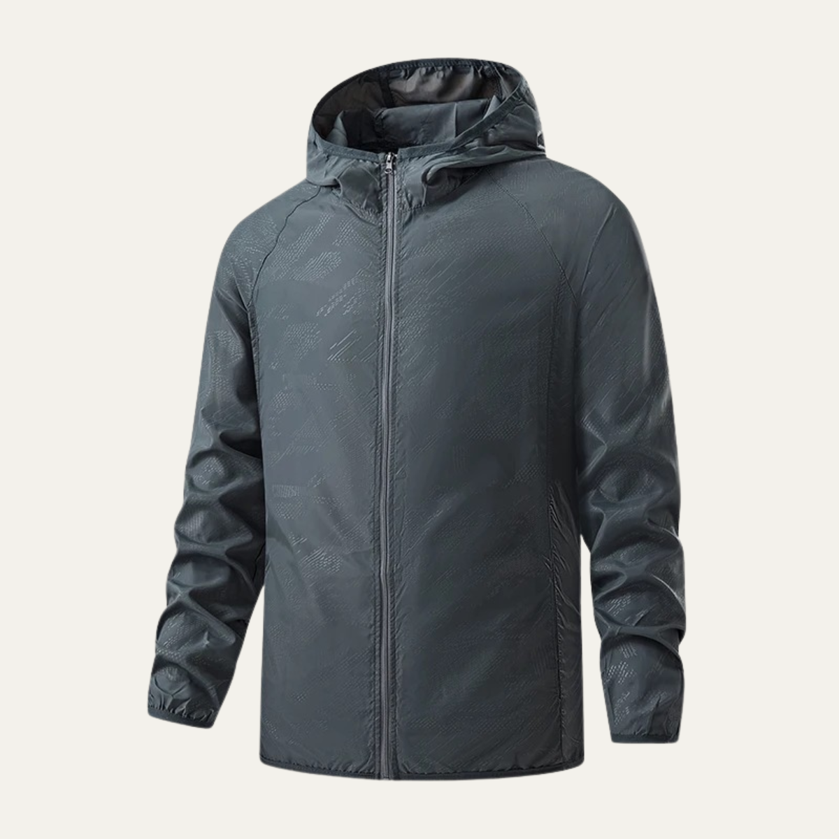 Men's Lightweight Hooded Windbreaker Jacket