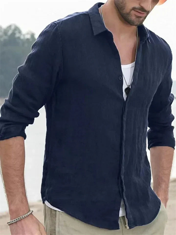Men's Long Sleeve Summer Shirt