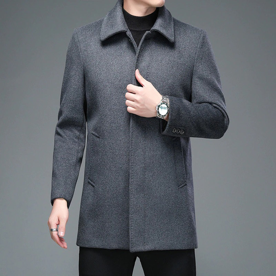 Men's Mid-Length Casual Jacket for Outdoor Adventures