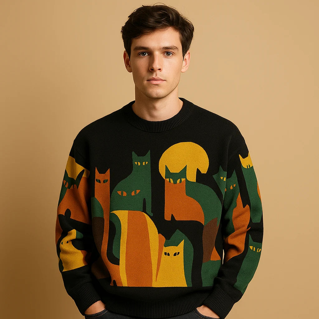 Men's Oversized Knit Sweater
