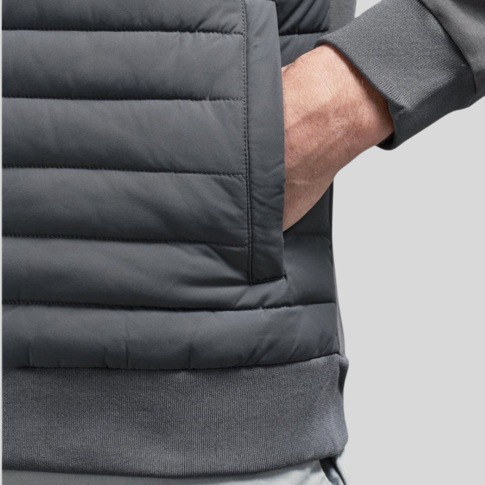 Men's Padded Zipper Jacket