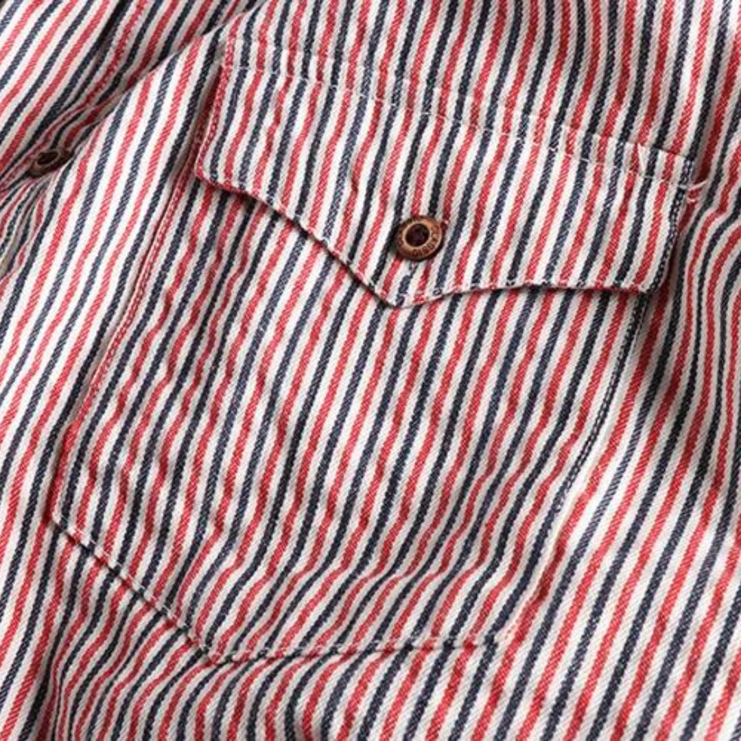 Men's Pencil Stripe Dress Shirt