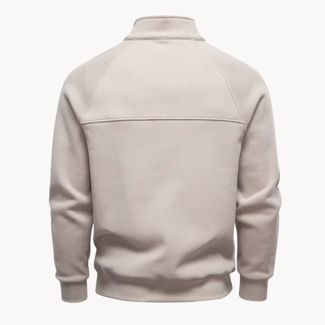 Men's Quarter Zip Pullover Sweater