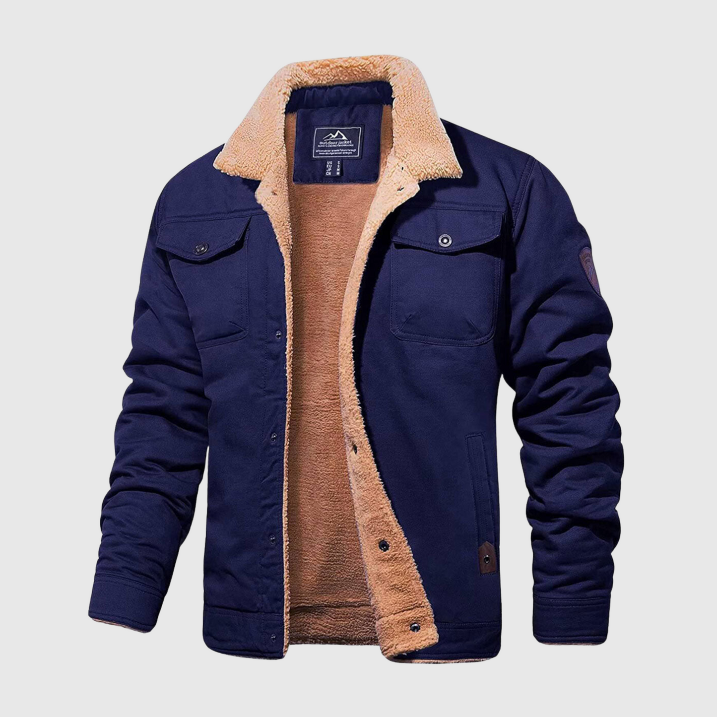 Men's Quilted Bomber Jacket