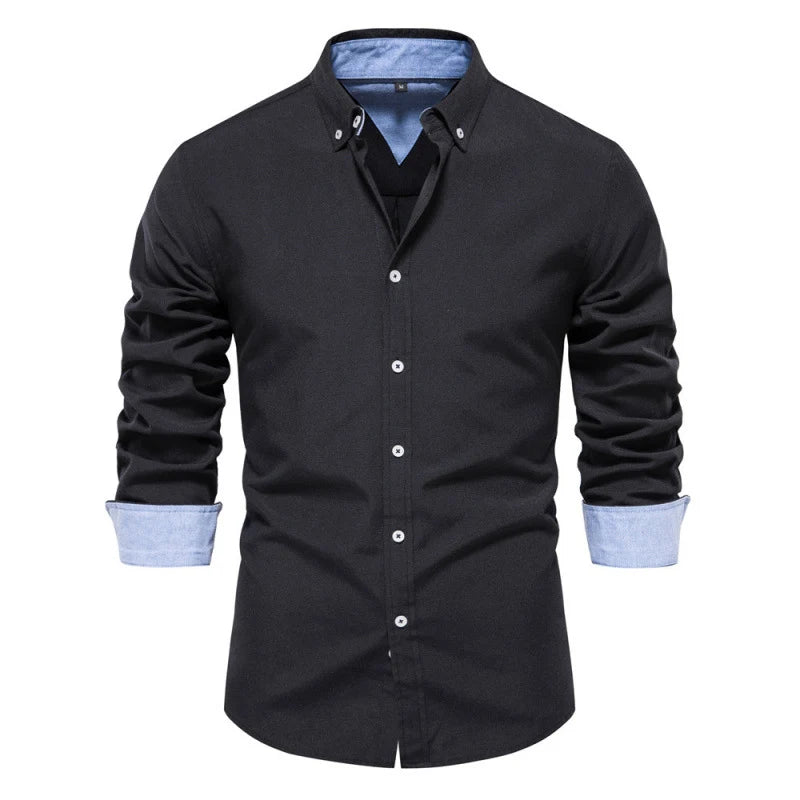 Men's Slim Fit Modern Dress Shirt