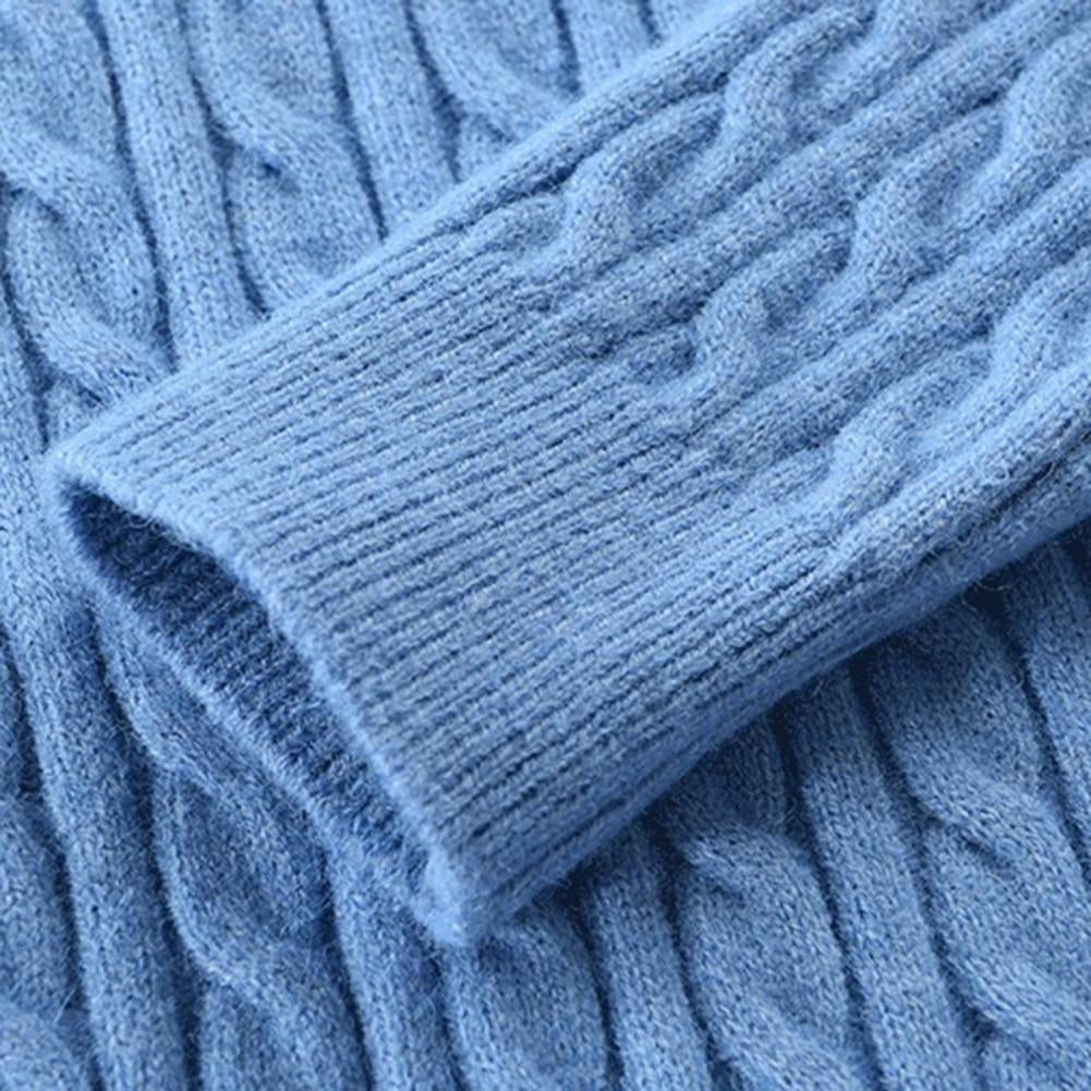 Men's Stand-Up Collar Sweater