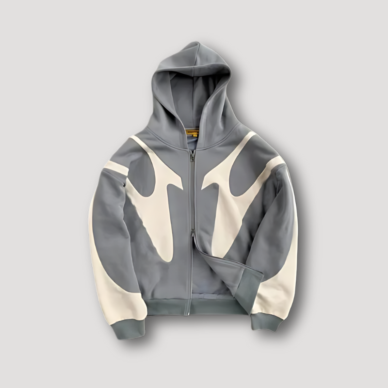 Men's Urban Streetwear Zip Hoodie