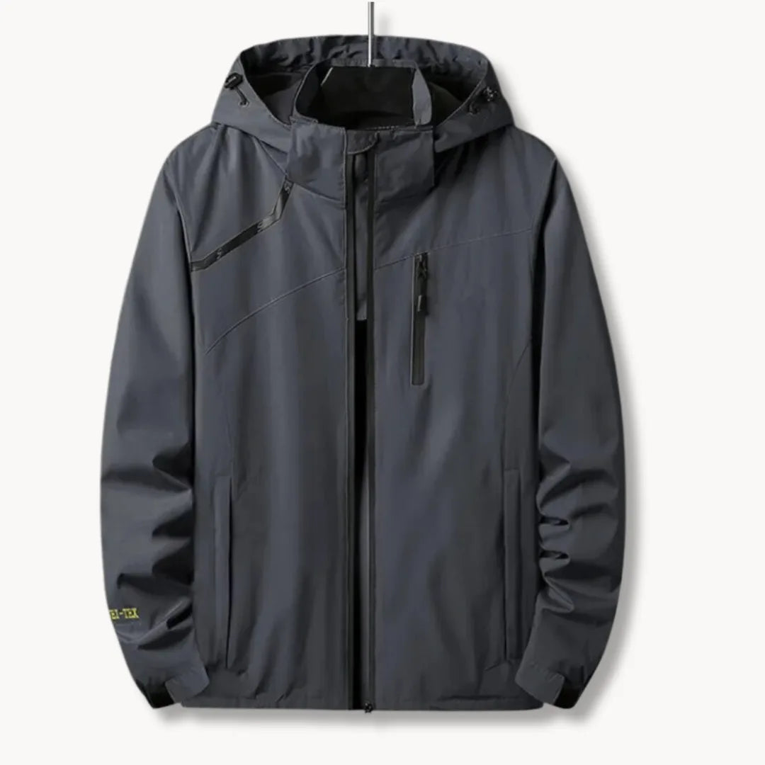 Men's Windbreaker Jacket with Hood