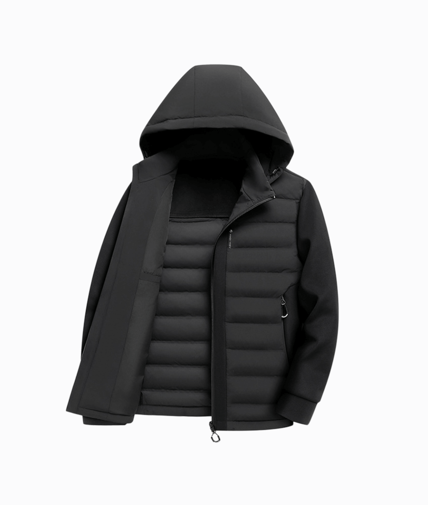 Men’s Winter Jacket – Warm Knitted Layer