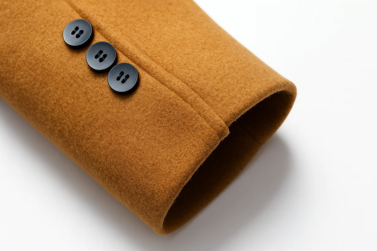 Men's Wool Blend Winter Overcoat