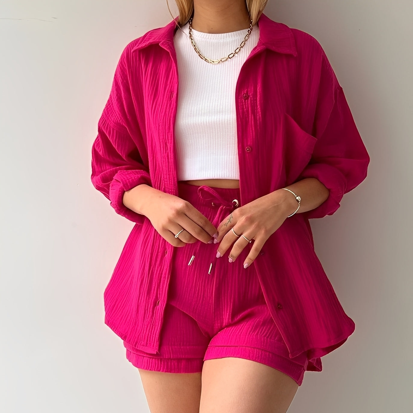 Women's Elegant Summer Two-Piece Set