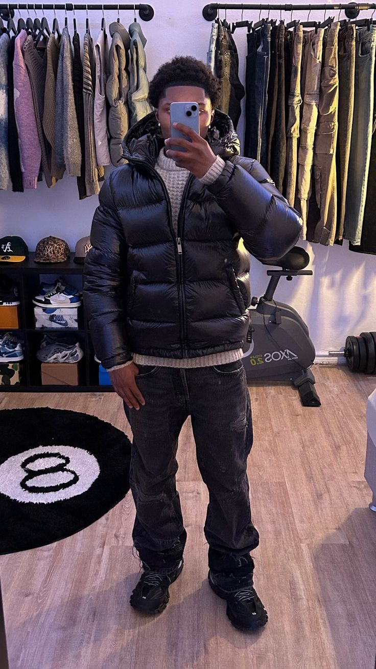 Women's Hooded Puffer Coat with Shiny Finish