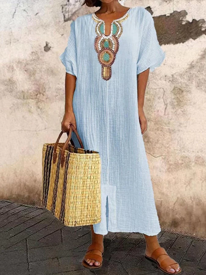 Women's Kaftan Maxi Dress