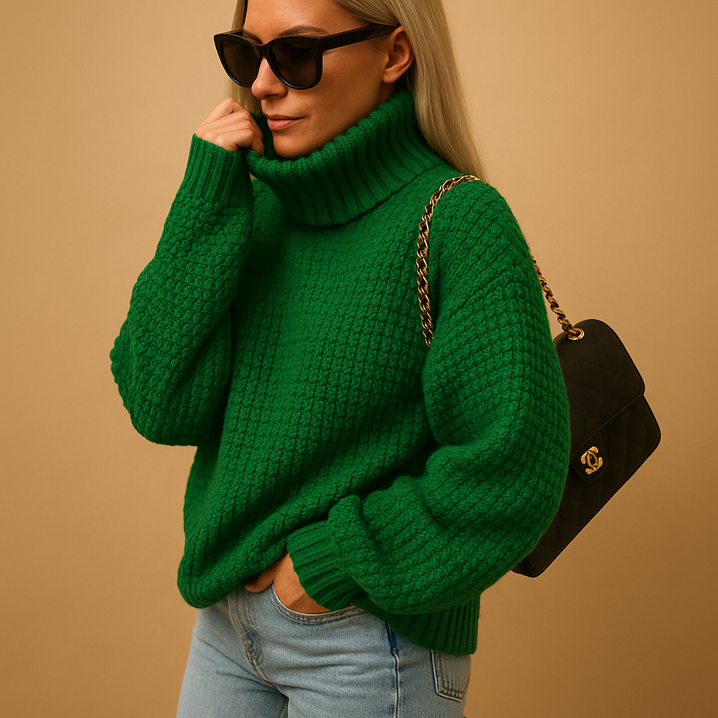 Women's Knitted Crop Sweater