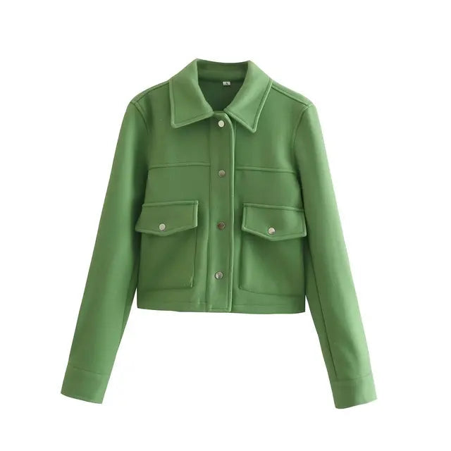Women's Stylish Utility Jacket for Work and Leisure
