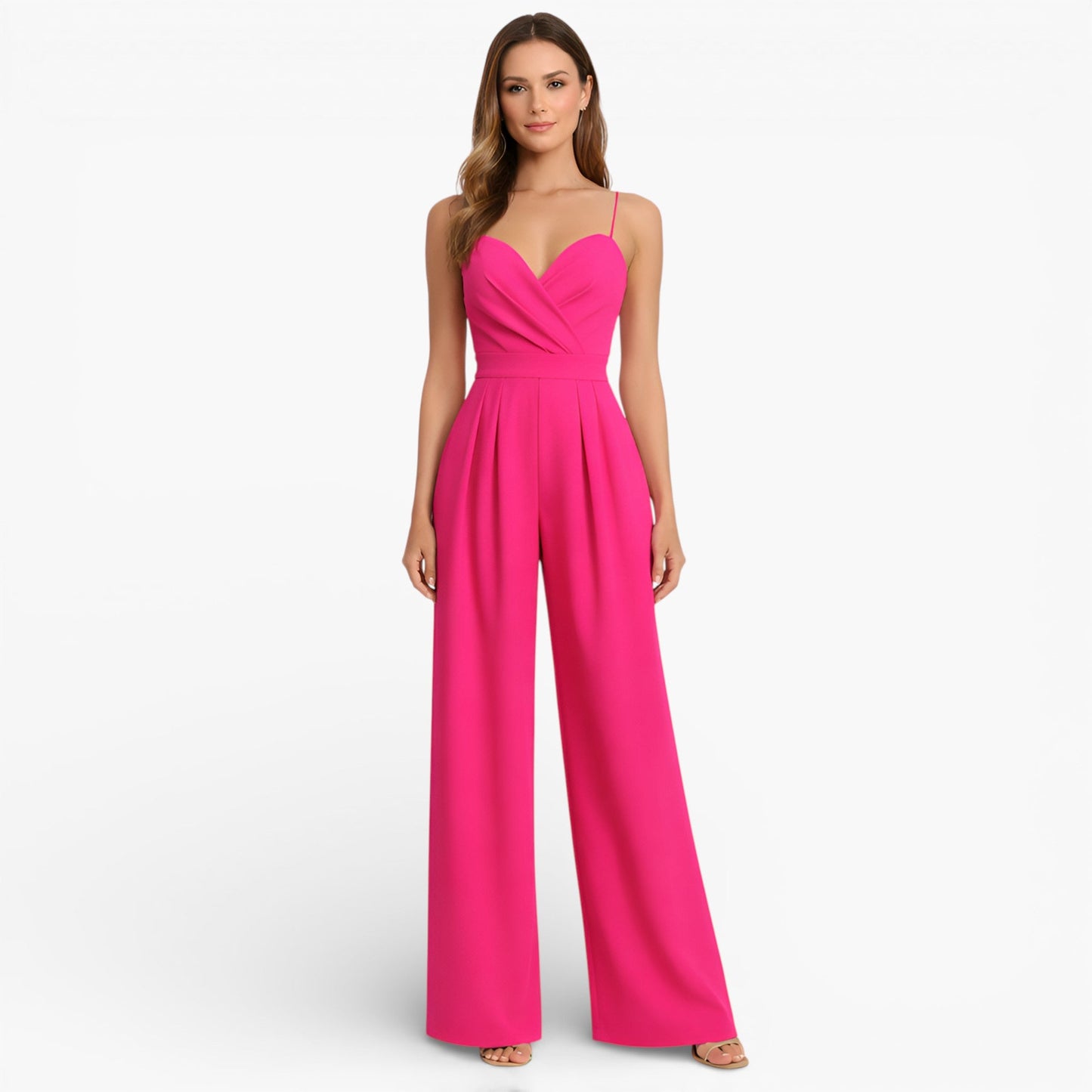 Women’s Wide Leg Strappy Jumpsuit