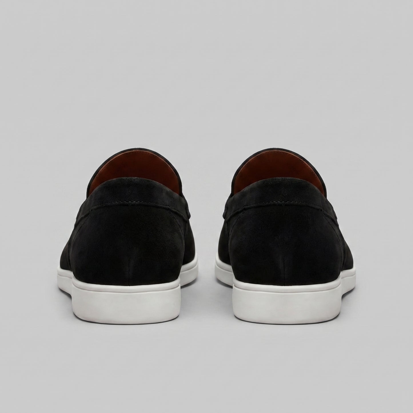 Men's Casual Leather Loafers - Slip-On Loafer Shoes