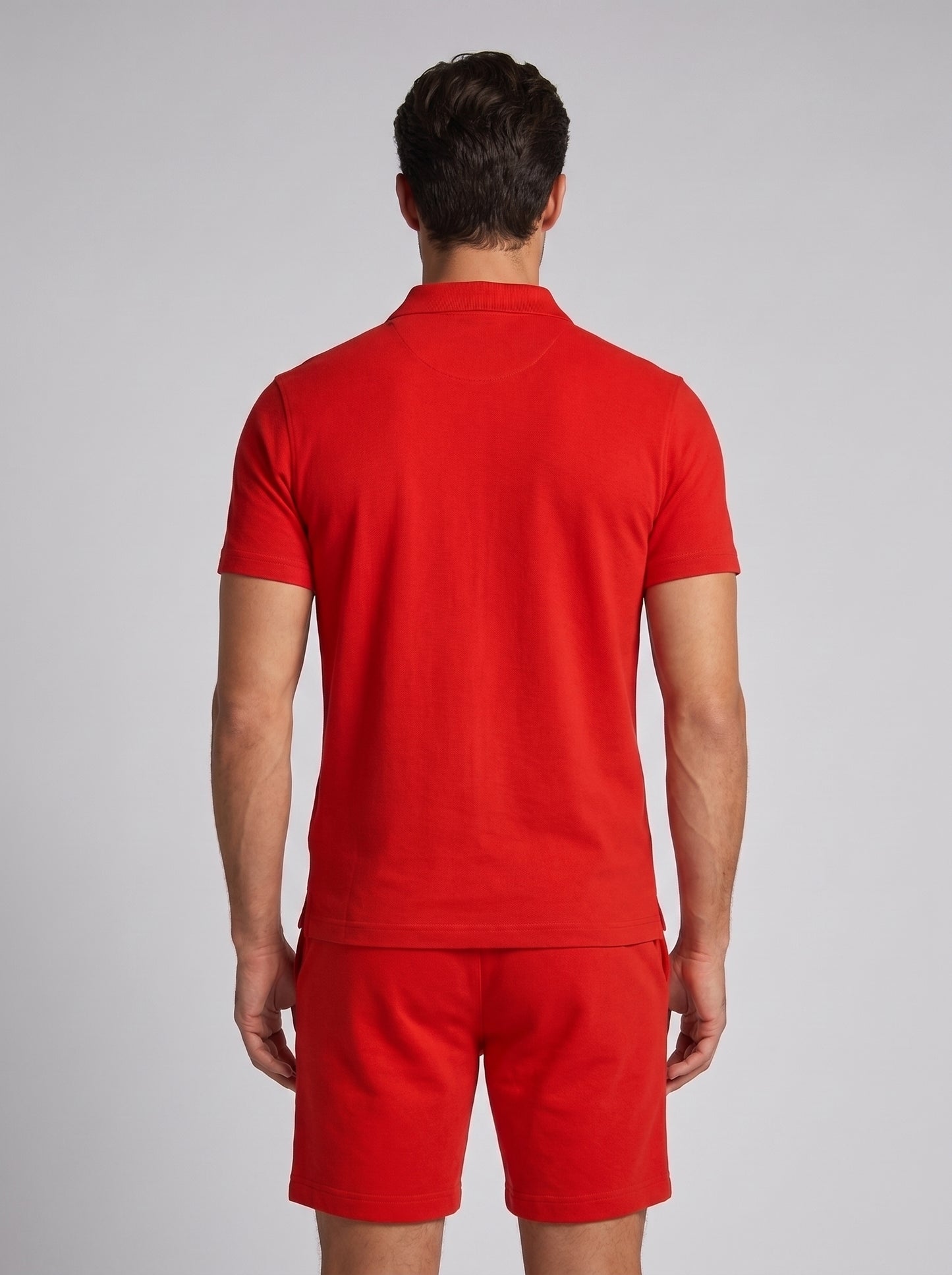 Men's Lightweight Summer Sports Polo and Shorts Set