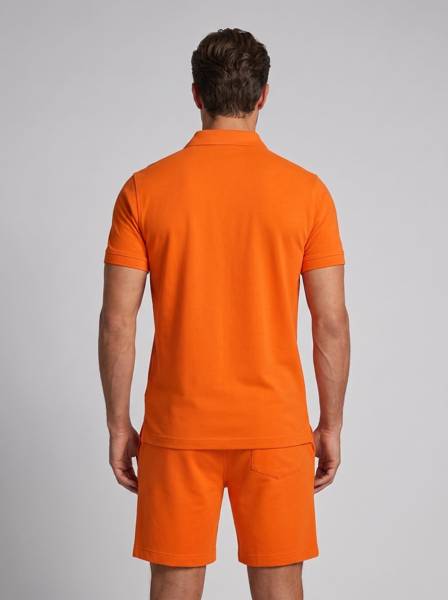 Men's Lightweight Summer Sports Polo and Shorts Set