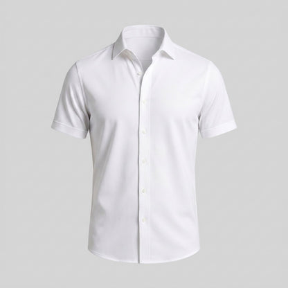 Men's Linen Short Sleeve Shirt for Summer Casual Wear
