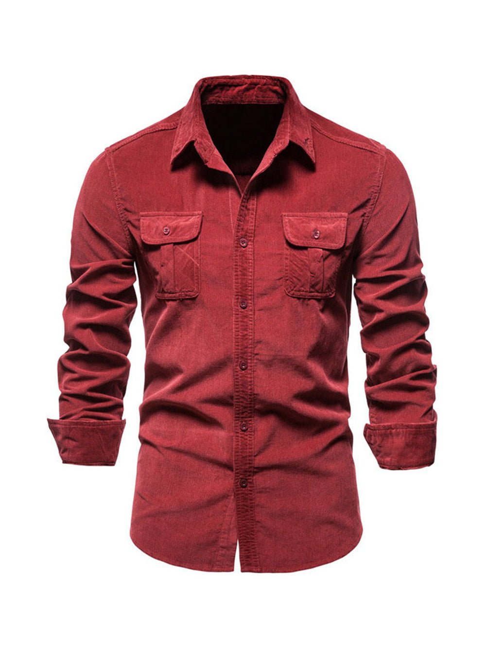 Cotton Blend Shirt – Warm Feel & Straight Cut Shape