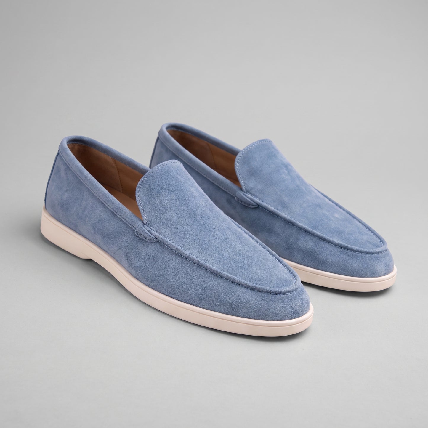Men's Casual Leather Loafers - Slip-On Loafer Shoes