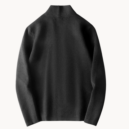 Knit Cardigan – Button Front & Soft Stretch Shape