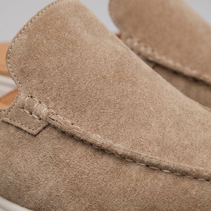 Men's Loafer Mule Slip-On Shoes with Open Heel Design