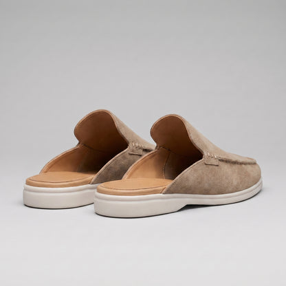 Men's Loafer Mule Slip-On Shoes with Open Heel Design