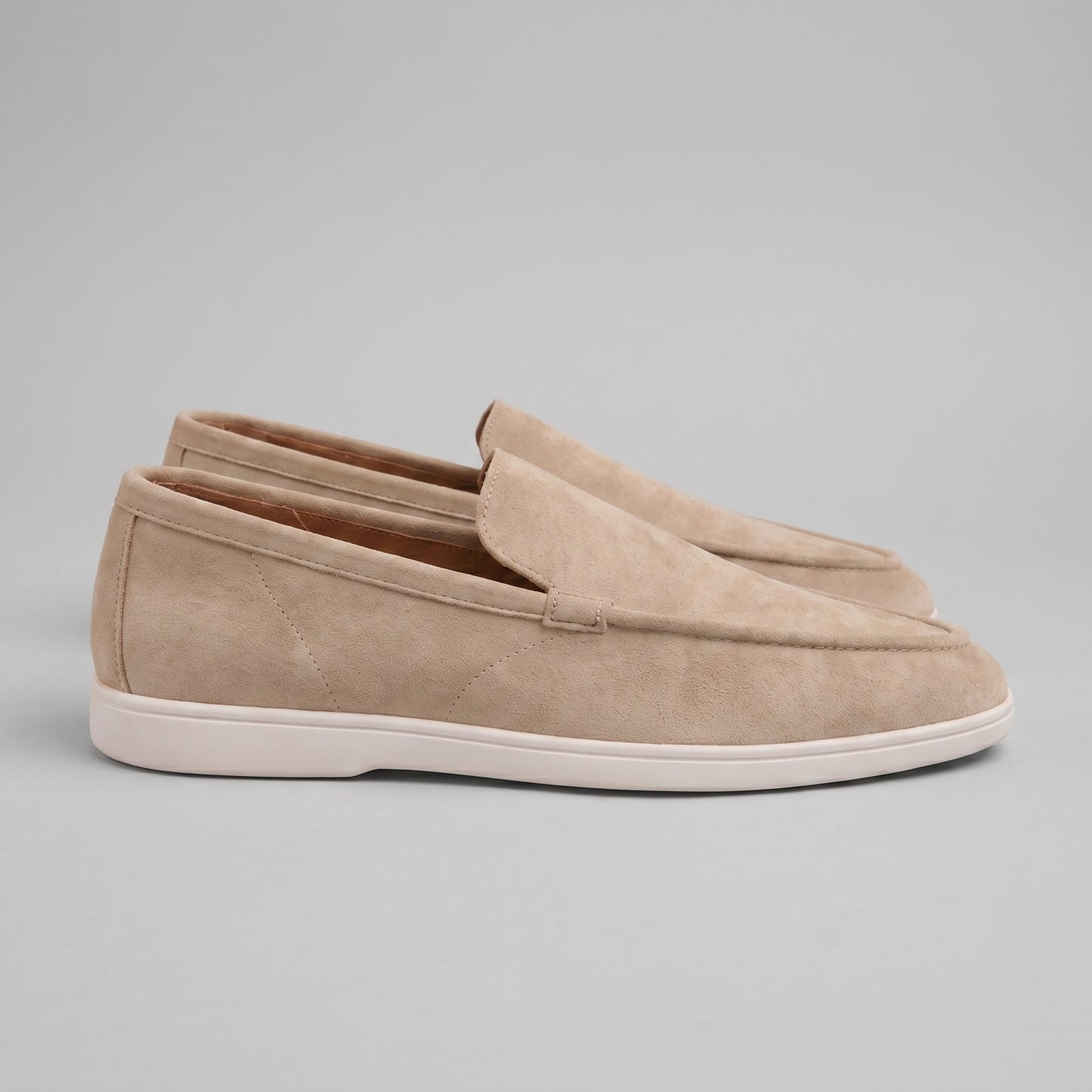 Men's Casual Leather Loafers - Slip-On Loafer Shoes