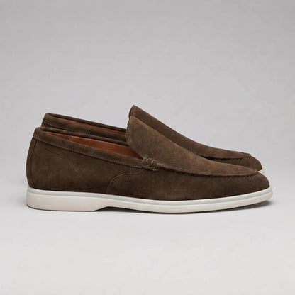 Men's Casual Leather Loafers - Slip-On Loafer Shoes