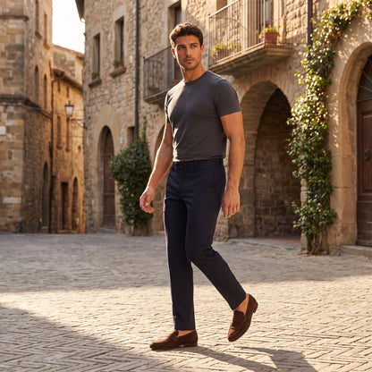 Men's Classic Penny Loafers in Matte Finish