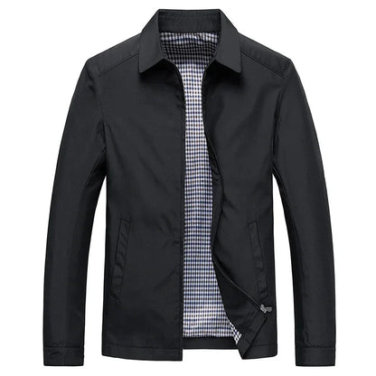 Men's Casual Summer Jacket with Front Zipper