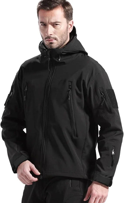 Men's Hiking Trousers and Water-Repellent Jacket Set