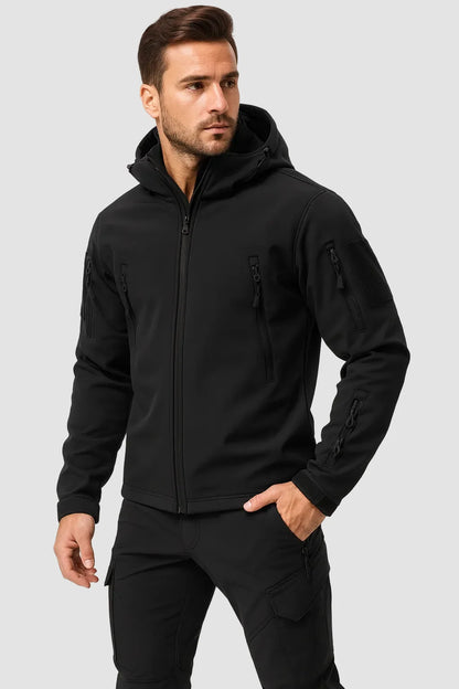 Men's Hiking Trousers and Water-Repellent Jacket Set