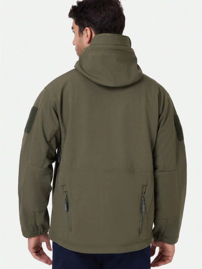 Men's Hiking Trousers and Water-Repellent Jacket Set