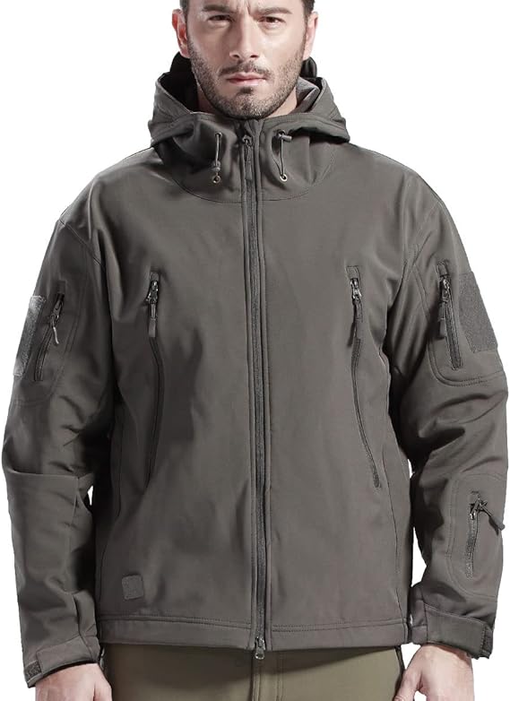 Men's Hiking Trousers and Water-Repellent Jacket Set